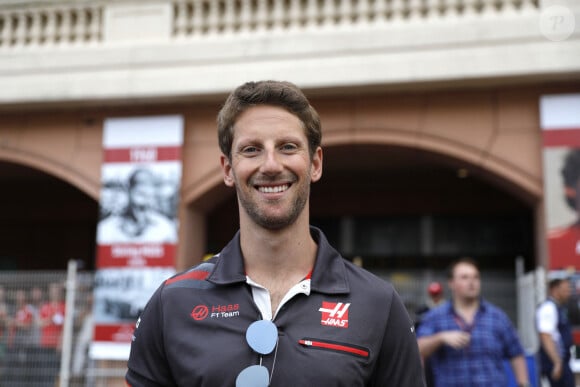 Romain Grosjean lors des essais au 76 ème Grand Prix de Formule 1 de Monaco 2018 le 23 mai 2018 © Claudia Albuquerque / Bestimage 