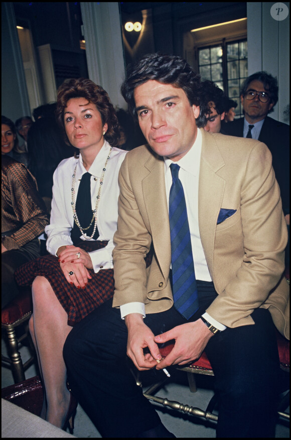 Bernard Tapie et sa femme Dominique en 1985.