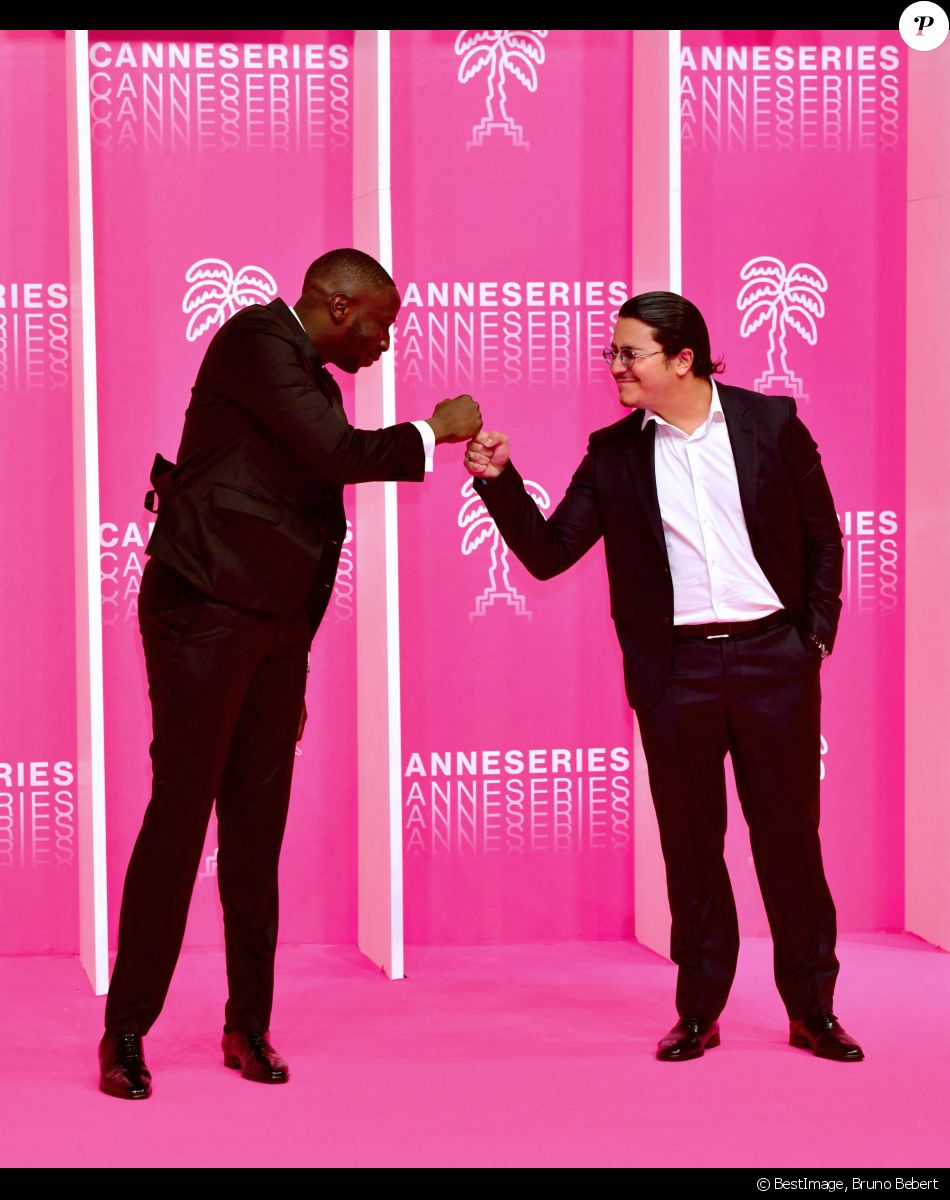 Saïdou Camara et Brahim Bouhlel - Soirée de clôture du festival Canneséries au palais des festivals à Cannes. Le 14 octobre 2020. © Bruno Bebert / Bestimage