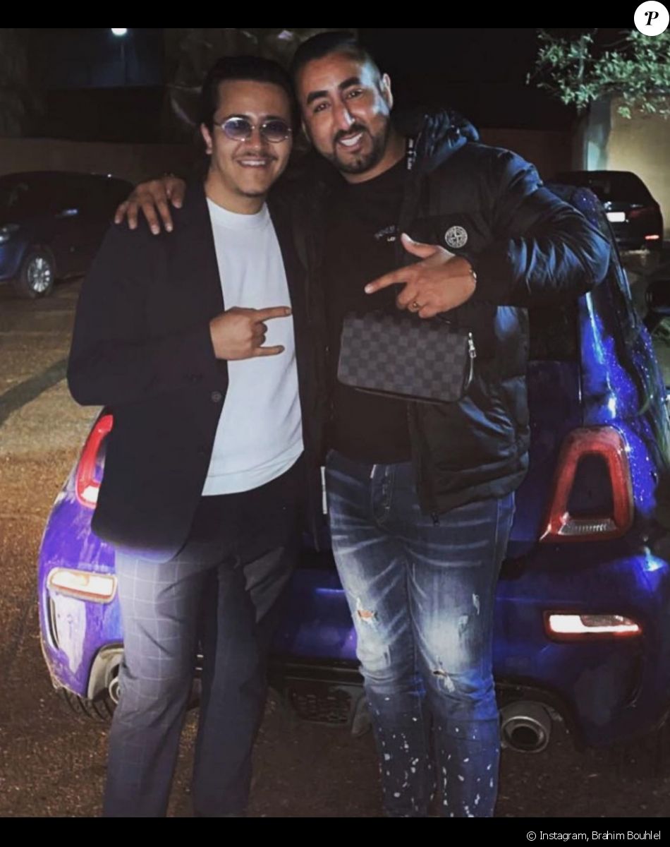 Brahim Bouhlel et l'influenceur Zbarbooking sur Instagram. Le 6 mars 2021.