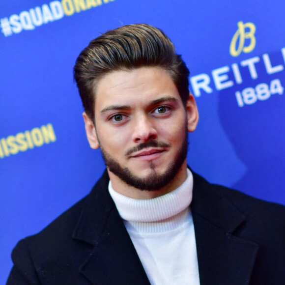 Rayane Bensetti - Soirée de réouverture de la boutique "Breitling", située rue de la Paix. Paris, le 3 octobre 2019. © Rachid Bellak/Bestimage