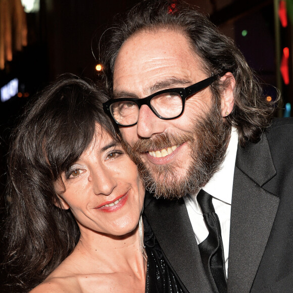 Romane Bohringer et son compagnon Philippe Rebbot - Personnalités lors de la 10ème cérémonie des Globes de Cristal au Lido à Paris.