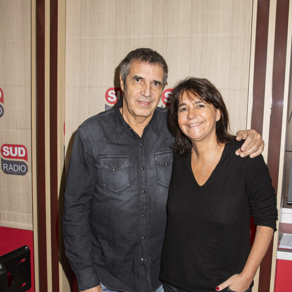 Julien Clerc, Valérie Expert - 500e de l'émission Média 10h/12h sur Sud Radio à Paris, le 29 novembre 2019. © Jack Tribeca/Bestimage