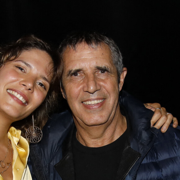 Vanille Clerc et son père Julien Clerc - Concert de Vanille Clerc à la salle Hasard Ludique. Paris, le 13 juin 2019. © Marc Ausset-Lacroix/Bestimage