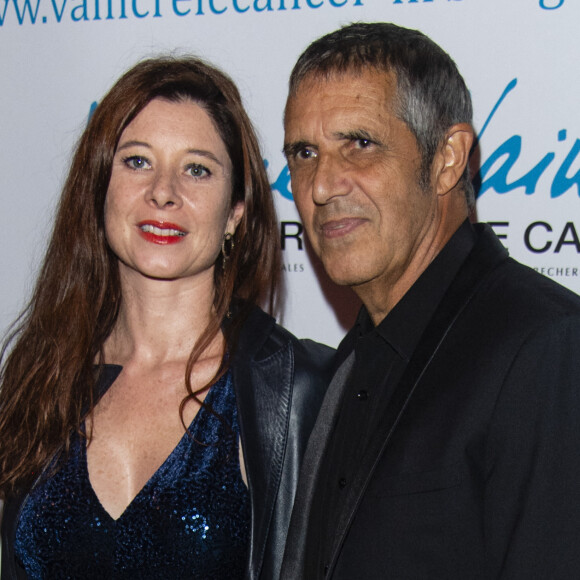 Julien Clerc et sa femme Hélène Grémillon - Soirée de Gala "Vaincre Le Cancer" dans les salons du Cercle de l'Union Interalliée à Paris. © Pierre Perusseau/Bestimage