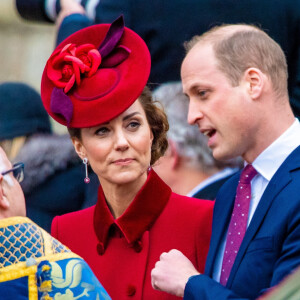Kate Middleton, Prince William, - La famille royale d'Angleterre lors de la cérémonie du Commonwealth en l'abbaye de Westminster à Londres, le 9 mars 2020. 