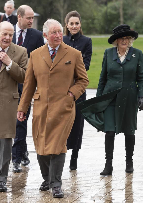 Le prince Charles, prince de Galles, Camilla Parker Bowles, duchesse de Cornouailles - Visite au centre de réadaptation médicale de la défense Stanford Hall, Loughborough le 11 février 2020.