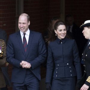 Le prince William, duc de Cambridge, et Catherine (Kate) Middleton, duchesse de Cambridge - Visite du Centre de réadaptation médicale de la défense à Stanford, Leicestershire le 11 février 2020. 