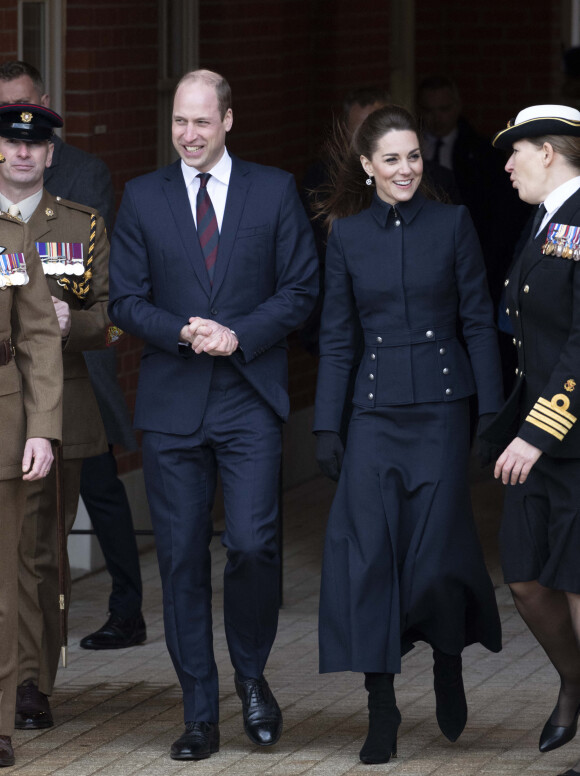 Le prince William, duc de Cambridge, et Catherine (Kate) Middleton, duchesse de Cambridge - Visite du Centre de réadaptation médicale de la défense à Stanford, Leicestershire le 11 février 2020. 