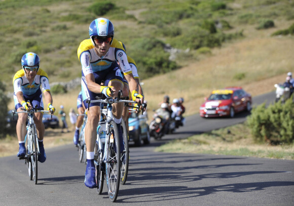 Lance Armstrong lors du Tour de France 2009. Photo by PA Photos/Cameleon/ABACAPRESS.COM
