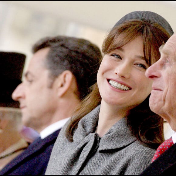 Carla Bruni et le Prince Philip au château de Windsor - 2008