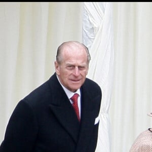 Carla Bruni, Nicolas Sarkozy, Elizabeth II et le Prince Philip au château de Windsor - 2008