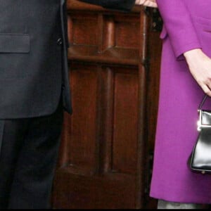 Carla Bruni, Nicolas Sarkozy, Elizabeth II et le Prince Philip au château de Windsor - 2008