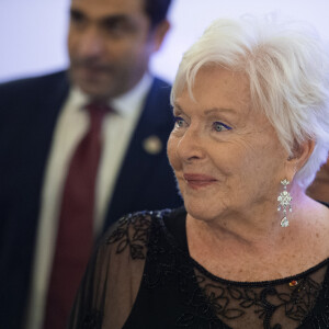 Line Renaud - Le président de la République française participe au dîner annuel du Conseil de Coordination des organisations Arméniennes de France (CCAF), à l'Hôtel du Collectionneur à Paris, France, le 29 janvier 2020. © Eliot Blondet/Pool/Bestimage 