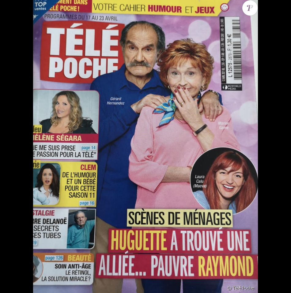 Une de "Télé Poche". Avril 2021.