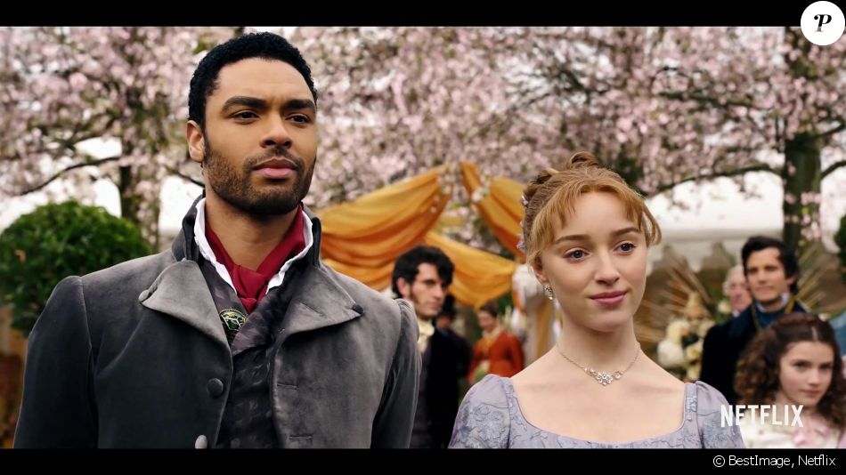 Regé-Jean Page dans la série "La Chronique des Bridgerton" lancée sur Netflix.