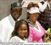 Bobby Brown, Whitney Houston et leur fille Bobbi Kristina à Los Angeles.