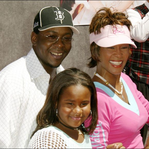 Bobby Brown, Whitney Houston et leur fille Bobbi Kristina à Los Angeles.