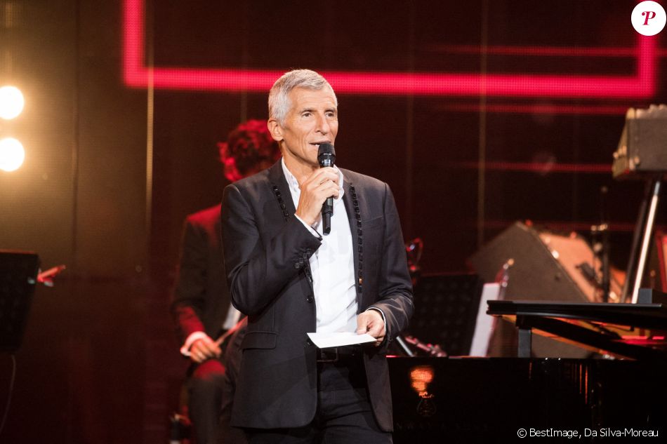 Exclusif - Nagui - Concert "Unis pour le Liban" à l'Olympia à Paris. Le 1er octobre 2020 Parrainé par le célèbre trompettiste I.Maalouf, ce grand concert caritatif a été retransmis depuis l'Olympia sur France 2. © Da Silva-Moreau / Bestimage