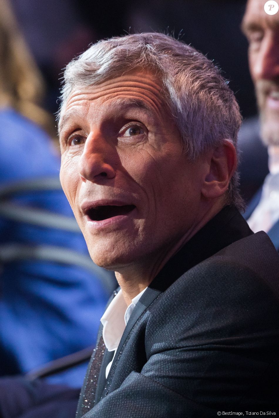 Nagui - Deuxième jour de la 33ème édition du Téléthon au Parc de la Villette à Paris le 7 décembre 2019. © Tiziano Da Silva/Bestimage