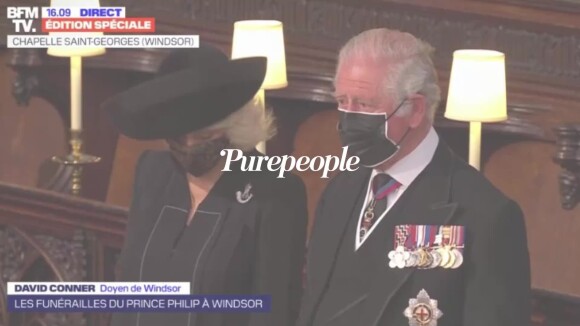 Obsèques du prince Philip : la vive émotion du prince Charles, épaulé par Camilla