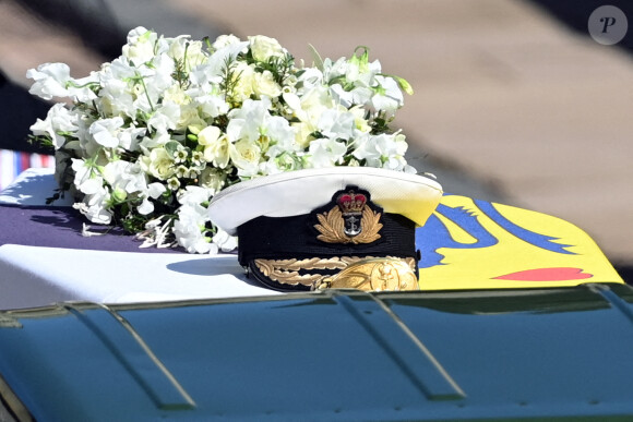 Arrivées aux funérailles du prince Philip, duc d'Edimbourg à la chapelle Saint-Georges du château de Windsor, , Royaume Uni, le 17 avril 2021. 