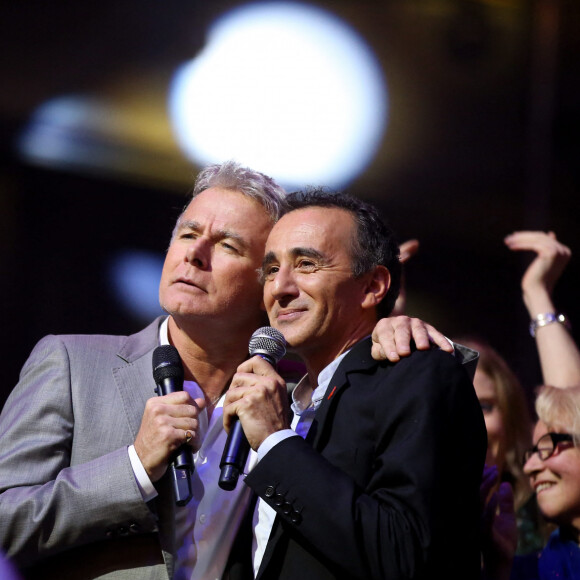 Exclusif - Elie Semoun, Franck Dubosc - Enregistrement de l'émission "Alors on chante" au palais des sports à Paris, qui sera diffusée le 28 novembre 2014 en Prime Time sur TF1.