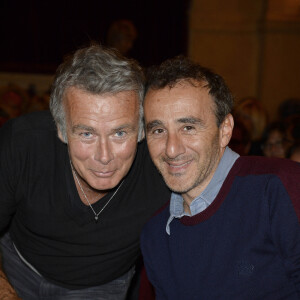 Franck Dubosc et Elie Semoun - Generale de la piece "Nina" au theatre Edouard VII a Paris, le 16 septembre 2013.