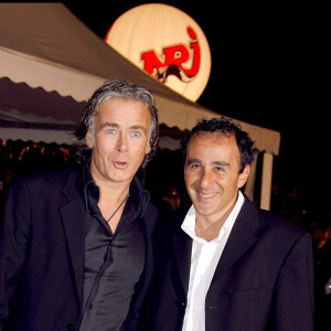 Franck Dubos et Elie Semoun au NRJ Music Awards, à Cannes.