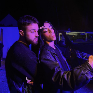 Bilal Hassani et son petit ami Cassem Jebrouni. Avril 2021.