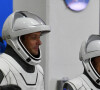 Thomas Pesquet, Megan McArthur et Shane Kimbrough au Kennedy Space Center, en Floride, le 23 avril 2021, avant leur départ à bord de leur vaisseau SpaceX pour ISS.