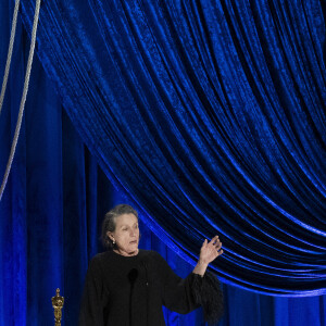 Frances McDormand lauréate de la 93 cérémonie des Oscars à Los Angeles, le 25 avril 2021. Photo by Todd Wawrychuk/A.M.P.A.S. via ABACAPRESS.COM