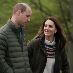 Kate Middleton et le prince William - Visite d'une ferme de Little Stainton, dans le comté de Durham.