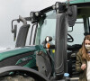 Kate Middleton - Visite d'une ferme de Little Stainton, dans le comté de Durham, le 27 avril 2021.