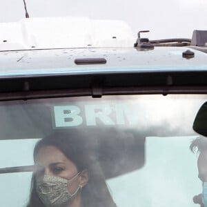 Kate Middleton - Visite d'une ferme de Little Stainton, dans le comté de Durham, le 27 avril 2021.