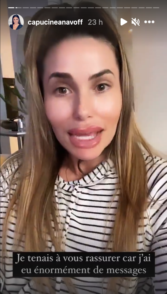Capucine Anav s'explique sur son apparition avec un visage déformé sur les réseaux sociaux - Instagram
