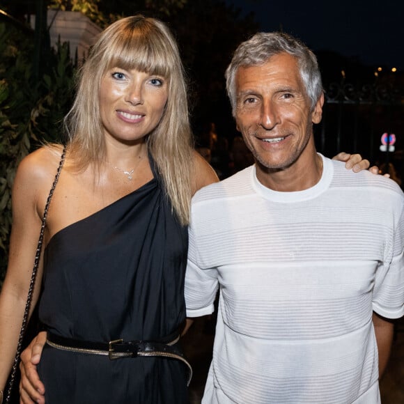 Exclusif - Mélanie Page et son mari Nagui avant le concert "Depardieu Chante Barbara" au Festival de Ramatuelle, France, le 11 août 2019. © Cyril Bruneau/Festival de Ramatuelle/Bestimage