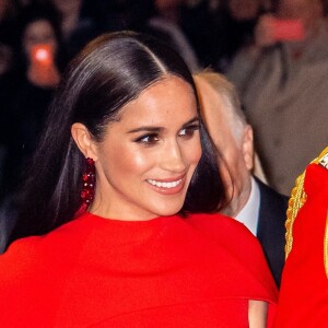 Meghan Markle, duchesse de Sussex assiste au festival de musique de Mountbatten au Royal Albert Hall de Londres, Royaume Uni, le 7 mars 2020.