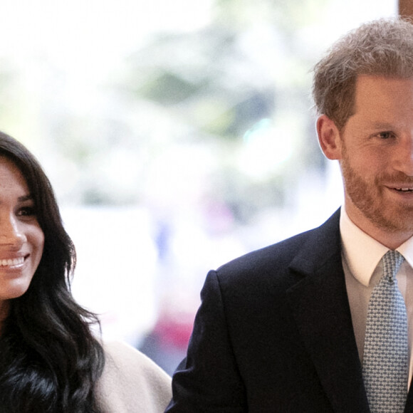 Le prince Harry, duc de Sussex, et Meghan Markle, duchesse de Sussex, arrivent à la cérémonie des WellChild Awards à Londres le 15 octobre 2019.