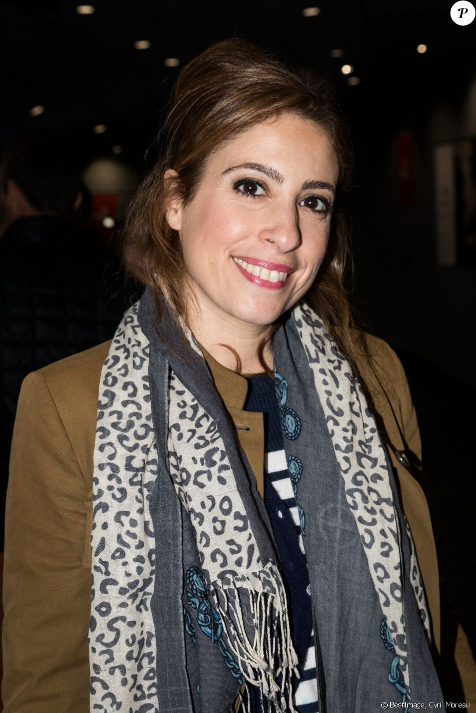 Exclusif - Léa Salamé - People au Palais des Sports lors du concert de Véronique Sanson pour son 70ème anniversaire à Paris le 24 avril 2019. © Cyril Moreau/Bestimage