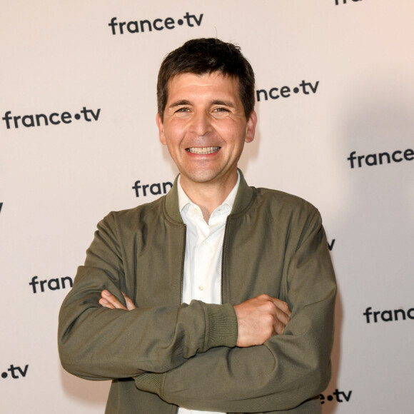 Thomas Sotto au photocall de la conférence de presse de France 2 au théâtre Marigny à Paris le 18 juin 2019 © Coadic Guirec / Bestimage