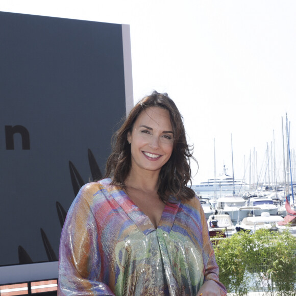 Exclusif - Julia Vignali sur le plateau de l"émission Télématin lors du 76ème Festival International du Film de Cannes, France, le 23 mai 2023. © Jack Tribeca/Bestimage  No Web pour la Belgique et la Suisse Exclusive - Plateau of the Télématin program during the 76th International Cannes Film Festival, France, May 23, 2023. 