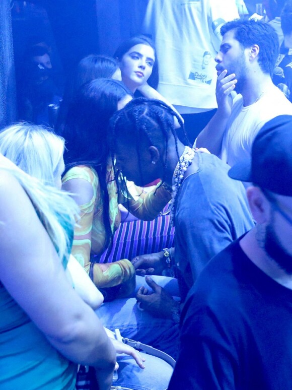 Kylie Jenner a assisté à la fête d'anniversaire de son ex-compagnon Travis Scott au LIV, à Miami. Le 2 mai 2021.