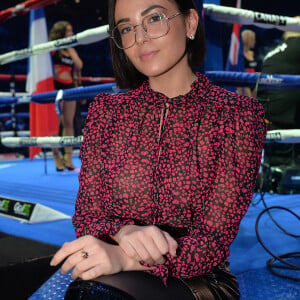 Agathe Auproux lors du gala de boxe Univent à l'AccorHotels Arena de Paris pour le championnat du monde WBA le 15 novembre 2019. © Veeren / Bestimage