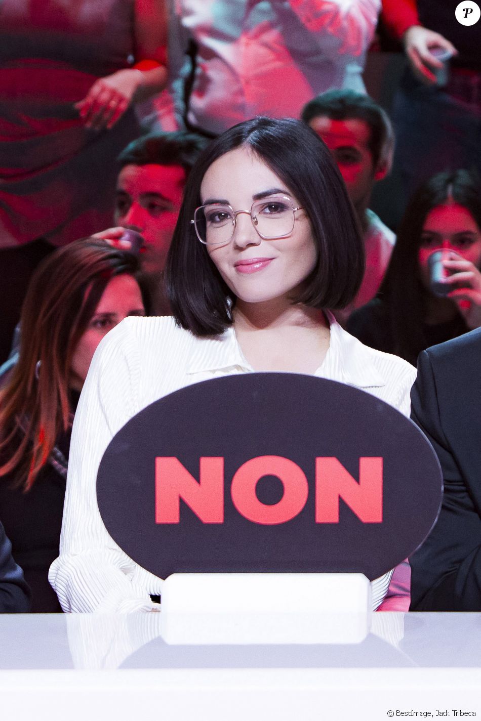 Exclusif - Archives - Agathe Auproux lors de l'enregistrement de l'émission "Balance ton post" à Boulogne-Billancourt, près de Paris. Le 22 septembre 2018. © Jack Tribeca / Bestimage.