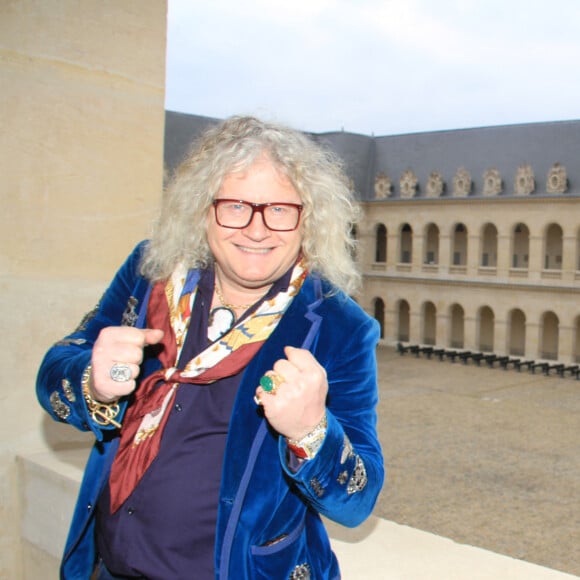 Exclusif - Pierre-Jean Chalençon lors d'une visite privée du tombeau de Napoléon 1er le jour anniversaire de sa mort : 5 mai 1821. Paris le 5 mai 2020. © Philippe Baldini / Bestimage