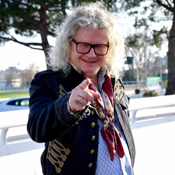 EXCLUSIF - Pierre-Jean Chalençon - Journée caritative au profit de la Fondation Claude Pompidou à l'Hippodrome de la Côte d'Azur à Cagnes-sur-Mer, le 22 février 2020. © Bruno Bebert / LMS / Bestimage