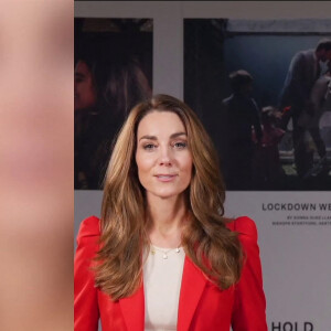 Catherine (Kate) Middleton, duchesse de Cambridge, marque la fin de l'exposition "Hold Still". avec un message vidéo remerciant tous ceux qui ont soumis un portrait au projet. Novembre 2020