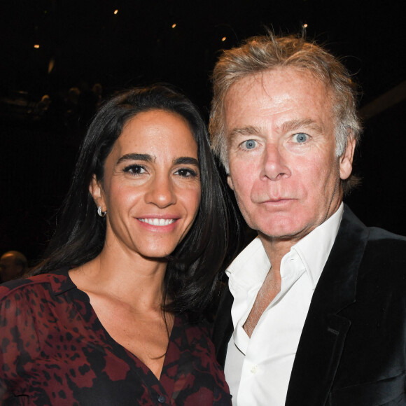 Franck Dubosc et sa femme Danièle - Backstage de la représentation "Dream Compagnie Julien Lestel" à la salle Pleyel à Paris © Coadic Guirec-Pierre Perusseau/Bestimage