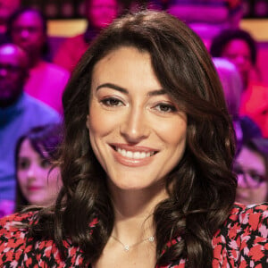 Exclusif - Rachel Legrain-Trapani enceinte - Enregistrement de l'émission "TPMP People" sur C8 présentée par M. Delormeau à Paris, le 14 février 2020. © Jack Tribeca/Bestimage 